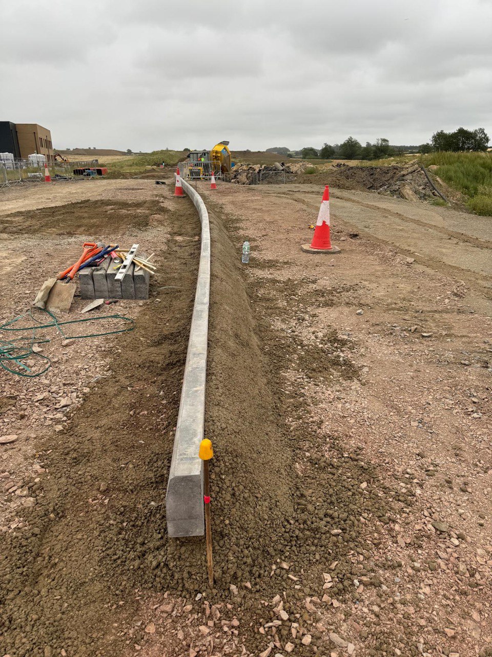 Large-scale excavation and site preparation