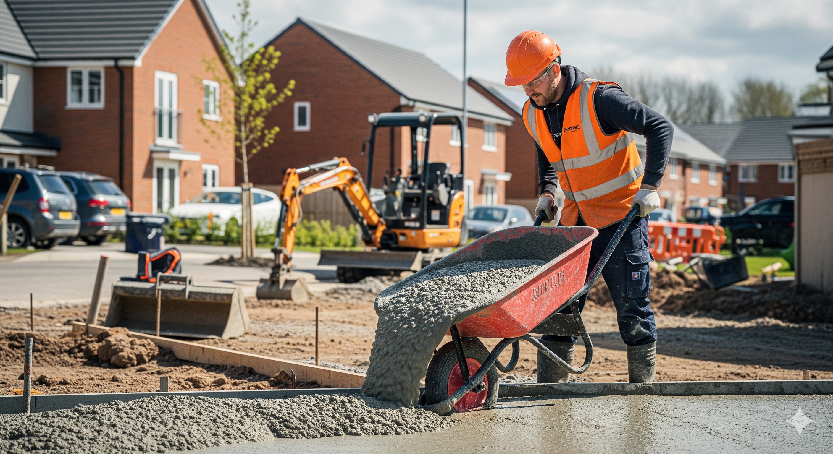Professional concrete foundation work